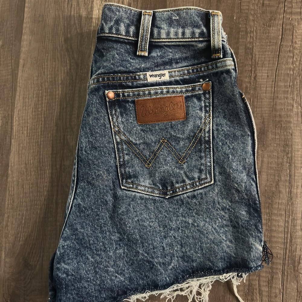 Retro wrangler shorts